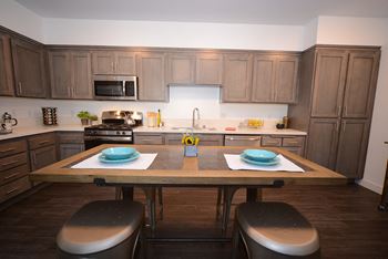 Yolo apartments kitchen activity hub